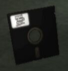 A 5.25" floppy disk icon in GTA Vice City Stories.