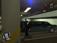 Toni Cipriani entering Salvatore Leone's bullet proof limousine.