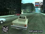 Toni Cipriani driving Maria Latore to a shop in Portland View.