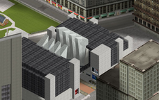 Aerial view of the mall in GTA III.
