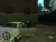 Toni Cipriani about to take the Sindacco mobster's car.
