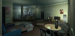 The interior of the South Bohan Safehouse.