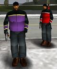 Southside Hoods gang members in GTA III (2001).