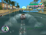 Tommy Vercetti and Rico about to go through a corona.