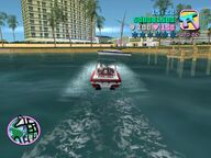 Tommy Vercetti and Lance Vance approaching the freelance drug dealer.