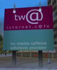A GTA III advertising of TW@ in Torrington in GTA III.