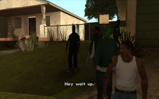 Sweet decides to accompany Carl Johnson.