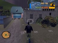 Claude obtaining the grenades.