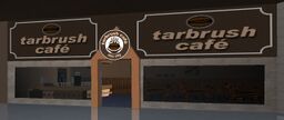 The exterior of the Tarbrush Café in GTA Vice City
