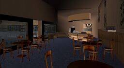 Interior of the Tarbrush Café in GTA Vice City.