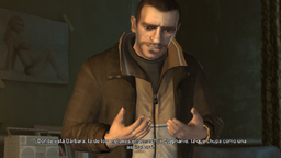 Niko asking Roman about Barbara and Stephanie