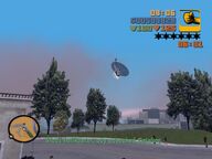 Catalina escaping the Colombian Cartel mansion by helicopter.
