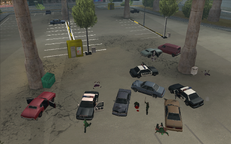 Carl Johnson surrenders as the Grove Street gangsters flee; he and Sweet are taken into custody by the police.