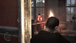 Niko killing one of the gangsters.