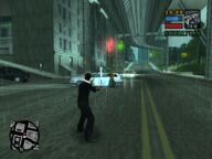 Toni Cipriani killing a Sindacco Family mobster while driving to the making ceremony.