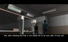 Phil Cassidy agreeing to join Tommy Vercetti's team.