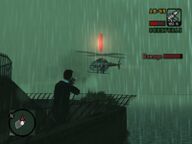 Toni Cipriani shooting the helicopter carrying Massimo Torini.