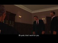 Mayor Miles O'Donovan realising he now works for Salvatore Leone.