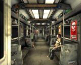 The interior of a LTA train in GTA IV, depicting its shabby appearance.