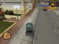 Claude about to run over Tanner.