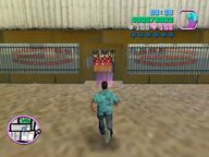 Tommy Vercetti entering the Little Havana Streetwear & Tattoo Parlour.