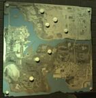 The map in Toreno's Ranch, and the Lil' Probe Inn.
