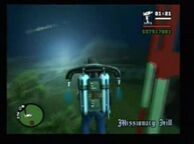 Screen capture from one video of a "UFO."