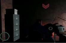 Niko Bellic killing Javier Trunchez in clubs office.