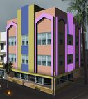 Unnamed building based on the Majestic Hotel.