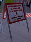 A tunnel testers sign.