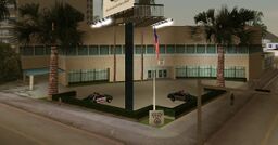 The Little Havana Police Station's exterior.