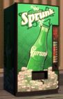 A Sprunk vending machine.