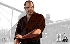 A second GTA IV game art of Vladimir in a more serious pose.