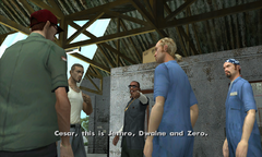 CJ introduces Cesar Vialpando to their new employees.