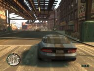 Niko Bellic arriving at the jewelery store on Tulsa Street.