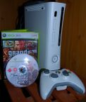 An Xbox 360 Premium with GTA IV.